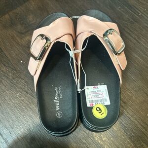 Women's Pink Slide Sandals